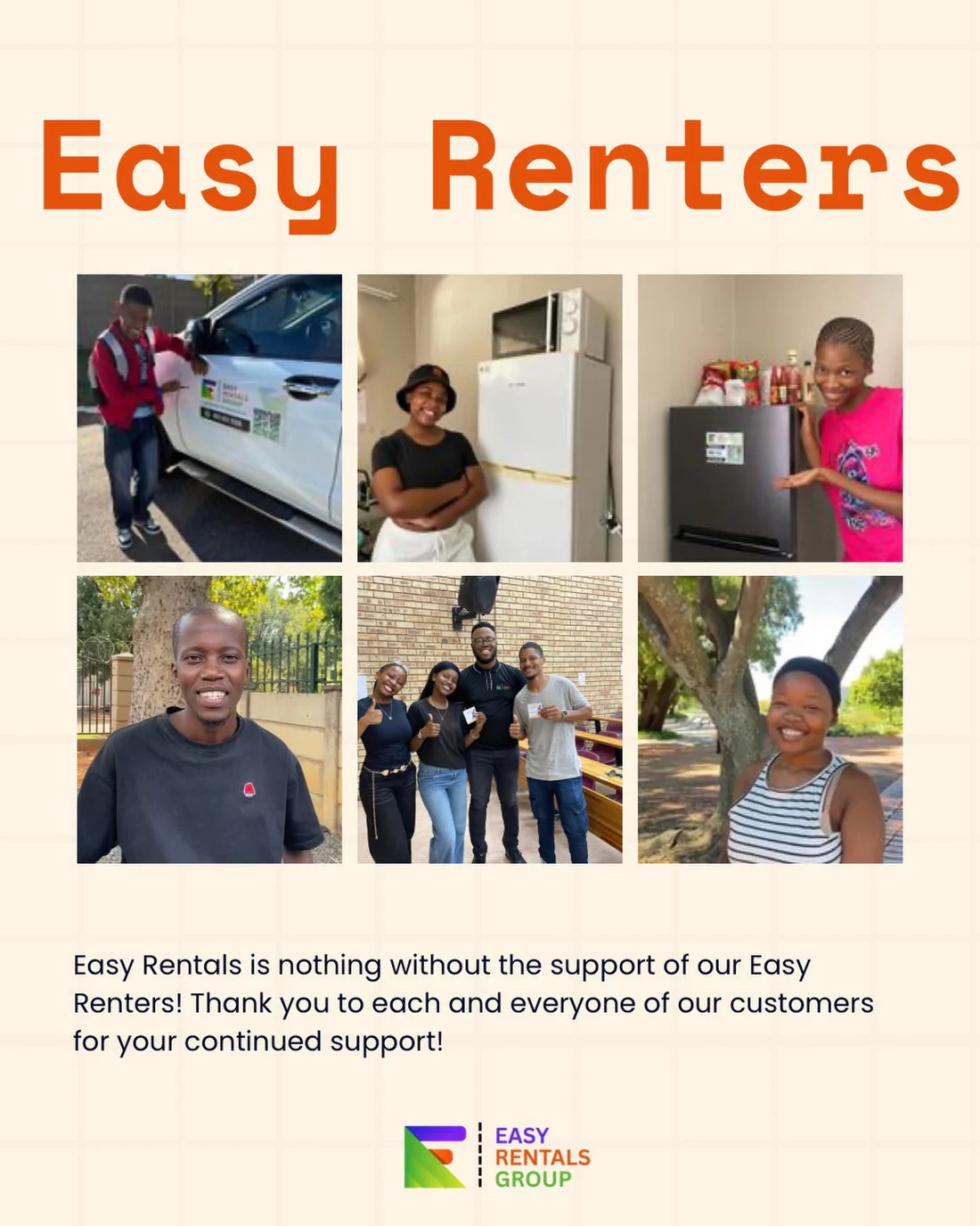 Facebook update from Easy Rentals Group